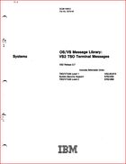 OS/VS Message Library: VS2 TSO Terminal Messages