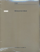 VMS General User's Manual