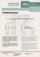 Ferranti Argus M700 S-Cubed Interface Information Sheet