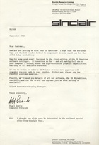 Apology letter from Nigel Searle