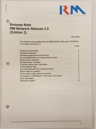 Rm Nimbus Release Note: RM Network Release 3.0 (Edition 2) PN 25862